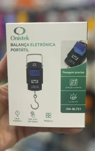 Balança Eletrônica Portátil até 50kg - Entrega Grátis 