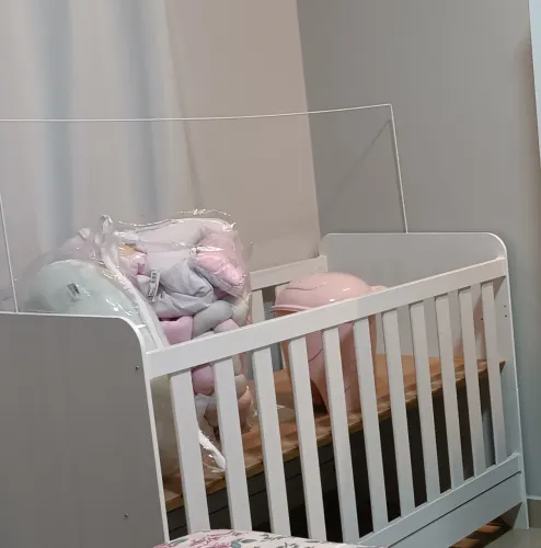 Berço americano vira cama