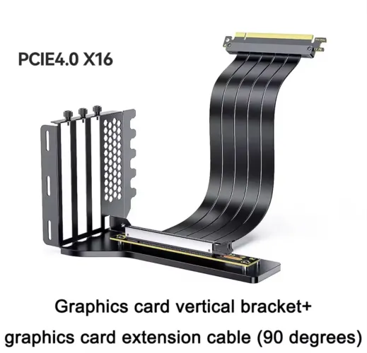 Suporte vertical Placa de Vídeo + Cabo PCIe 4.0
