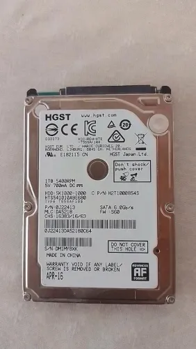 HD HGST 1TB BEM CONSERVADO