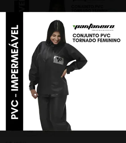 Conjunto de Capa de chuva Feminina
