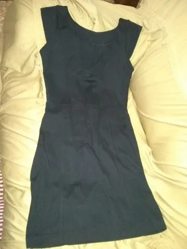 vestido social tubinho de linho na cor preta