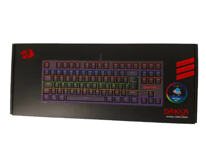 Teclado Mecânico Redragon Daksa K576R-1 - PRETO SWITCH BLUE - NOVO