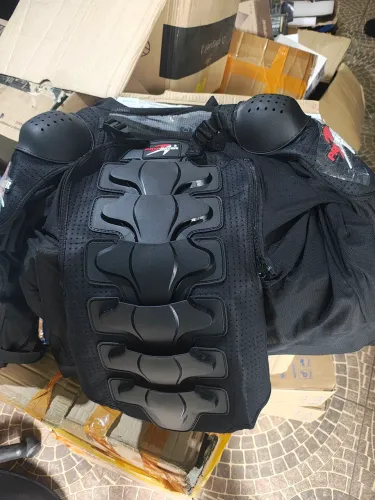 Jaqueta De De Proteção Corporal Preta Para Esqui E XXL