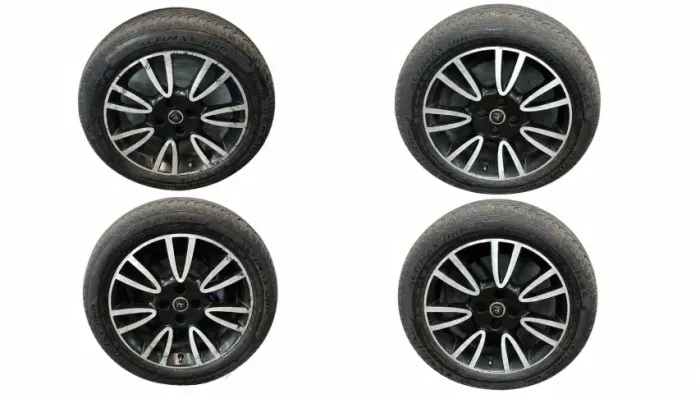 jogo de rodas fiat bravo abarth aro 16 original com pequenos arranhoes