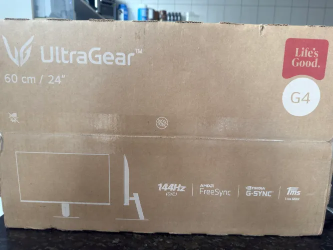 Monitor LG UltraGear 24G411A-B 24",FHD, 144Hz, 1ms (MBR), NVIDIA G-SYNC, AMD FreeSync,