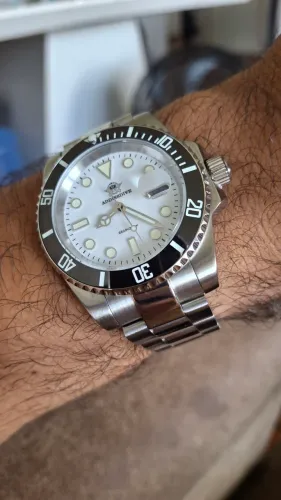 Relógio Masculino de Mergulho Addiesdive. Novo. Em aço inox.