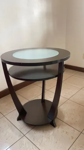 Mesa de canto redonda