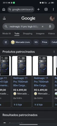 Redmagic 11 pro+ 16/512gb
