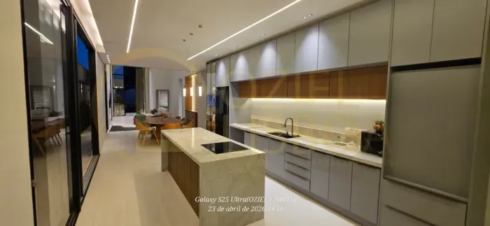 casa espetacular 4 suites churrasqueira piscina 530m² de lote condomínio fechado rua 5 Vic