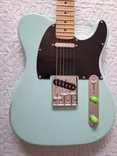 Guitarra Michael Telecaster verde - visual personalizado