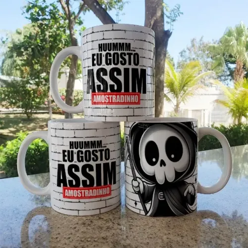 Caneca Porcelana Personalizada Amostradinho
