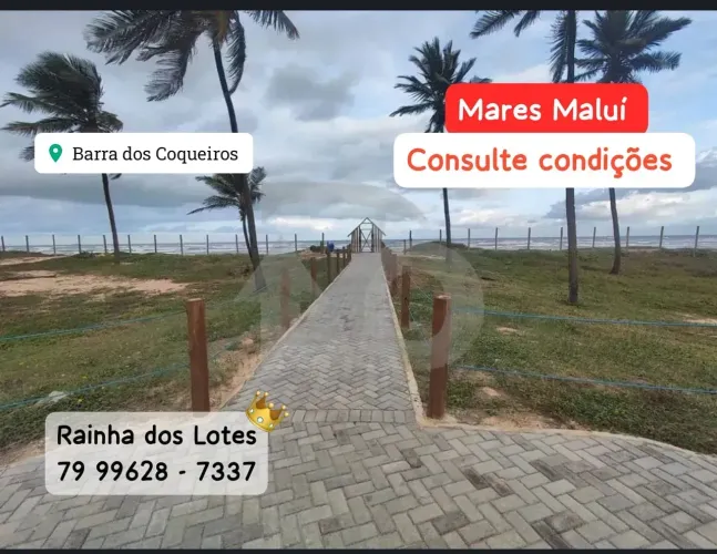 Lote  frente sul - Repasse Mares de Malui Residence - Rainha dos Lotes.