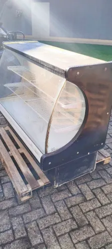 Balcão expositor padaria refrigerado confeitaria 1,20 220v usado