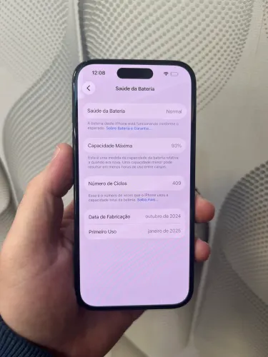iPhone 15 128GB semi novo 