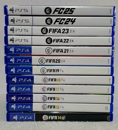 Coleção completa FIFA 14 ao 25 PS4/PS5 (todos versão nacional)
