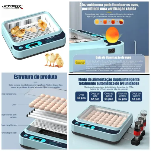 CHOCADEIRA JOYFOX AUTOMÁTICA 220V/12V - 80W
