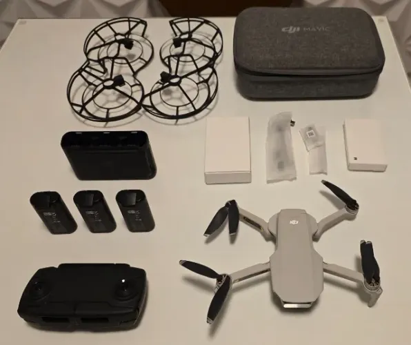 DJI Mavic Mini Fly More Combo + Protetor de Hélices - Pouquíssimo Uso!