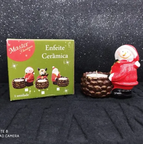 Enfeite Ceramica Master Bx7093 10,2x6,8x8cm Natal