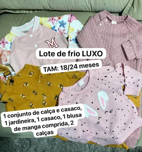 Lote Luxo Roupas de Frio 7 peças (tam: 1 a 2 anos)