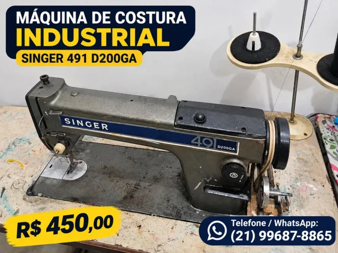 Vendo máquina de costura industrial