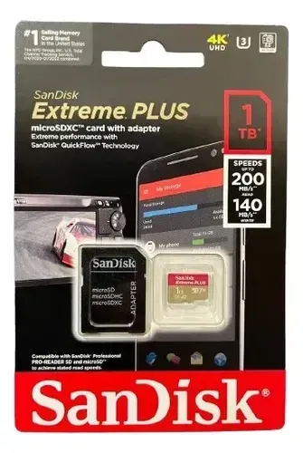 Cartão De Memória Sandisk Extreme 4K 1TB