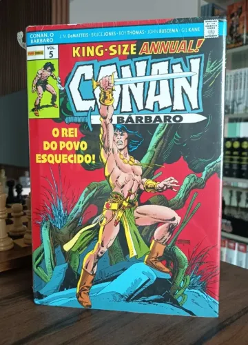 CONAN O BÁRBARO A ERA CLÁSSICA VOL. 5 (Omnibus). NOVO LACRADO.