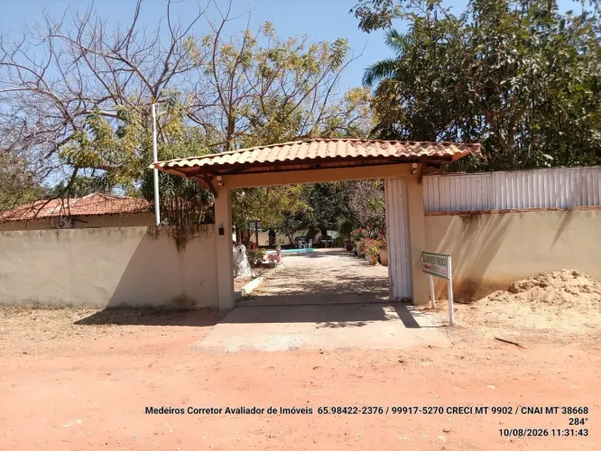 Vendo! Uma chácara de 3.500 m² porteira fechada distrito de Bom Sucesso/MT