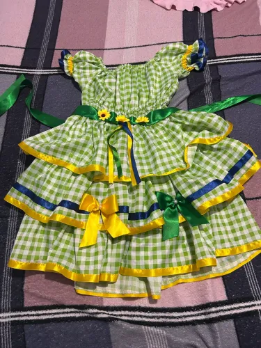 Vestido junino infantil 