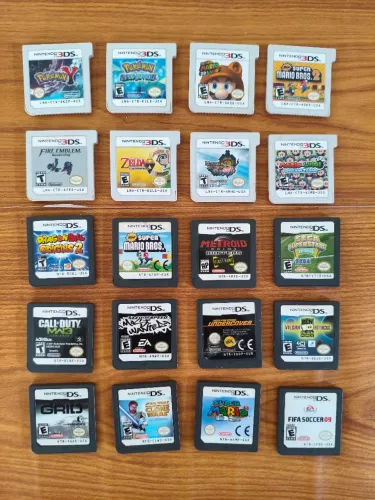 Jogos de Nintendo DS e 3DS (valores na descrição)
