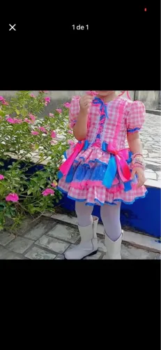 Vestido junino infantil