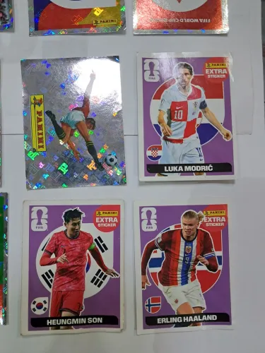 Figurinhas da Copa legend e brlhantes