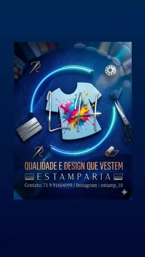 Gráfica e estamparia de camisetas e acessórios