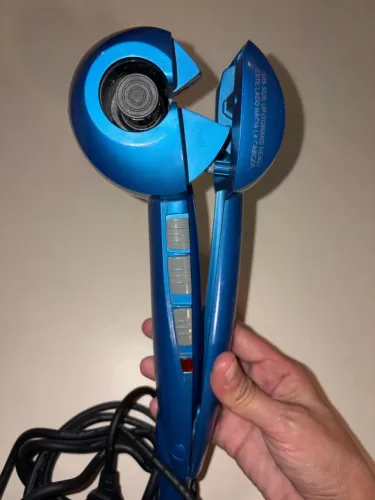 Miracurl Modelador De Cachos Nano Titanium Cacheadora De Cabelo Cor Azul - 110v