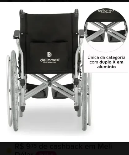 Cadeira de rodas semi nova