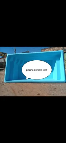 Piscina de fibra 5mt com instalação e hidromassagem R$8.500