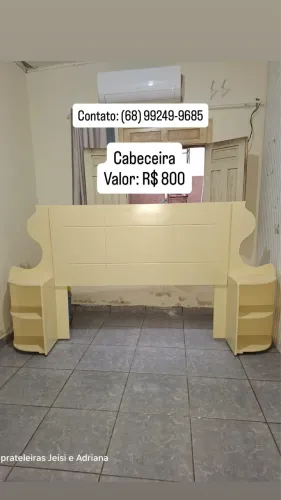 Cabeceira de Casal com Criados-Mudos