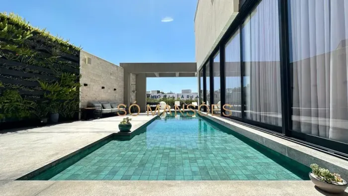 MAGNÍFICA CASA MOBILIADA, 4 SUÍTES, PISCINA PARA VENDA NO CONDOMÍNIO ESTÂNCIA SILVEIRA EM 