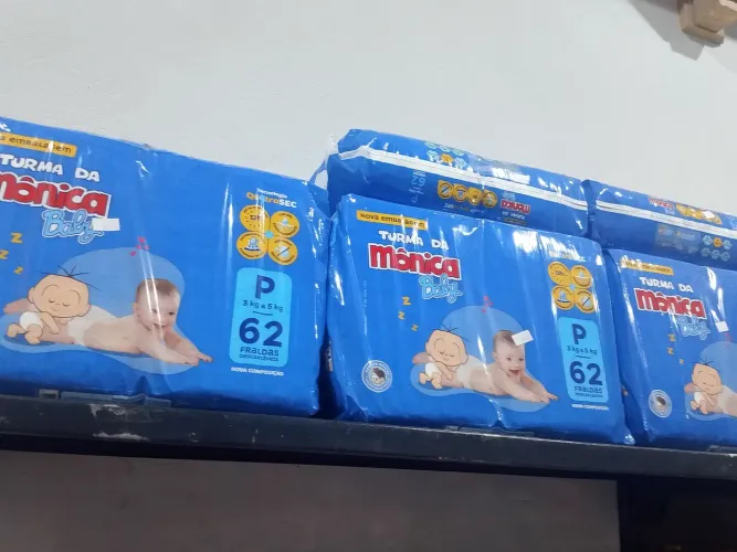 Vendo fraldas p turma da Monica