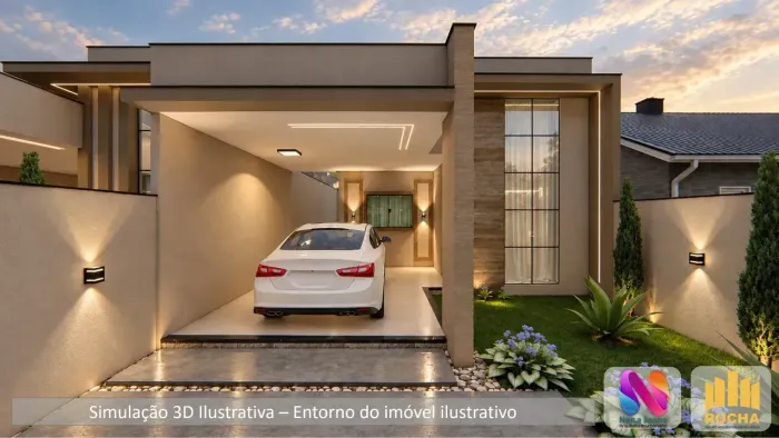 Linda casa de 3 quartos no Orquídea - Tijucas - SC