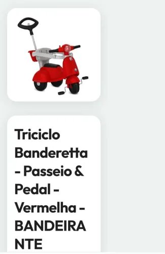 Triciclo bandeirantes