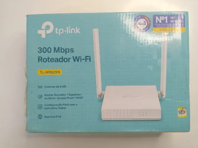 Roteador Tp-link Tl-wr829n Wireless Multimodo 300 Mbps