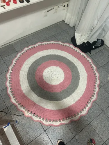 Tapete de crochê
