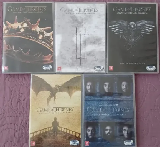 DVD Box Game of Thrones - Temporadas 2ª até 6ª Completas