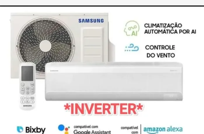 Ar Split Samsung Wind Free 24000 BTUs + Novo + Nota + Garantia + Cartão 12x*!!