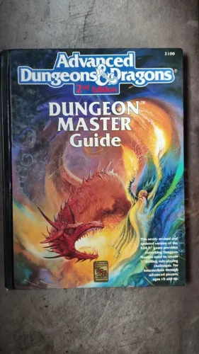 Advanced Dungeons & Dragons - 2ª Edição - LIVRO DO MESTRE - RPG