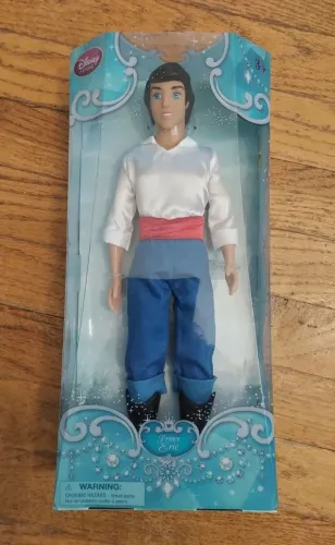 BONECO KEN PRÍNCIPE ERIC PEQUENA SEREIA. NOVO LACRADO 