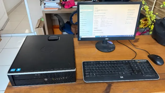 computador HP completo i5 2 ger memoria 8 gb ssd 240 gb