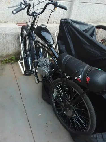 bicicleta motorizada 80cc semi nova