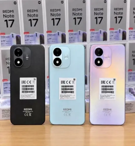 Celular Xiaomi Redmi Note 17 8/256 gb Preto Lacrado